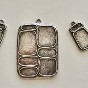 Silver Tone Pendants